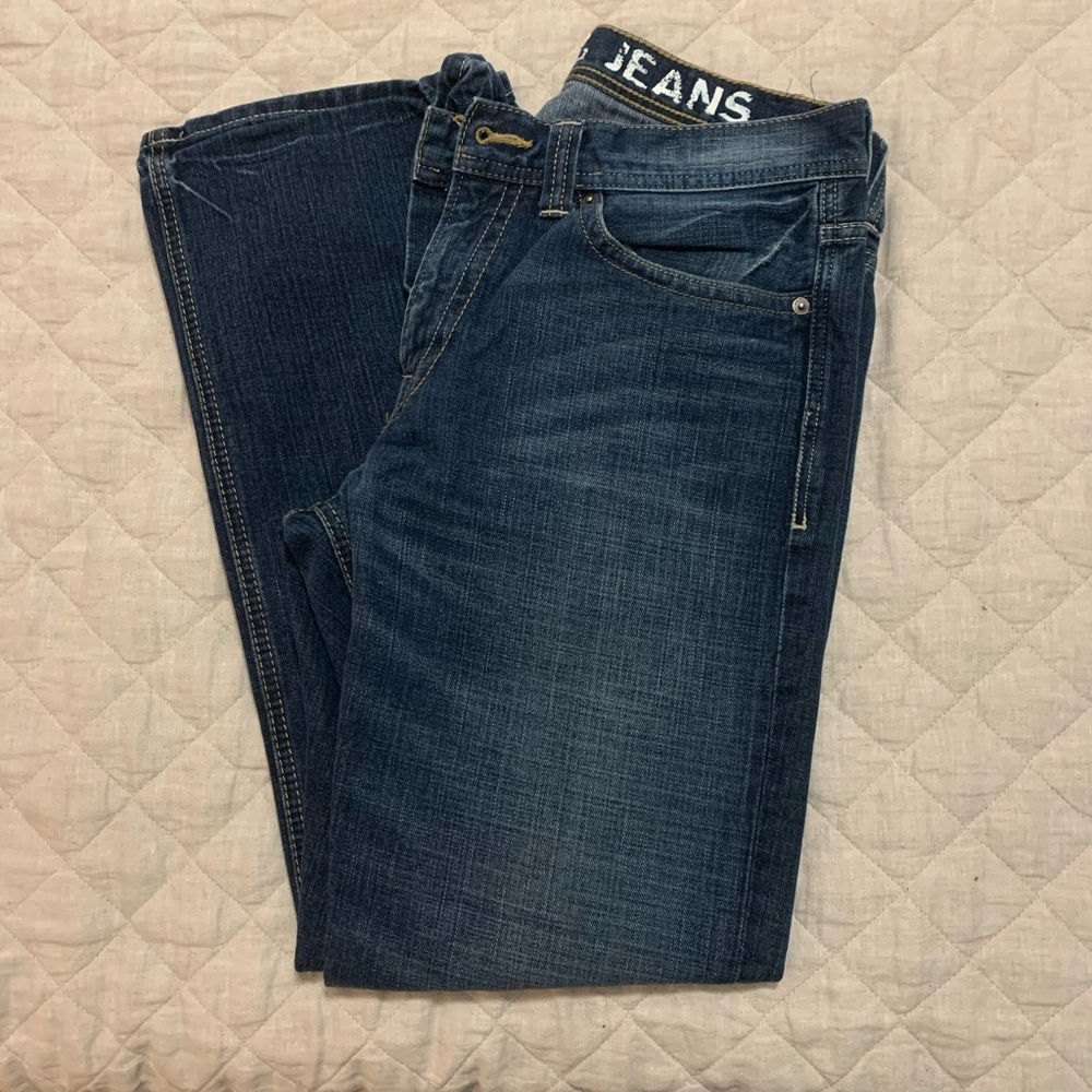Men’s Express Jeans 32x32 Classic Low Rise Loose Fit Boot Cut Blake Pants